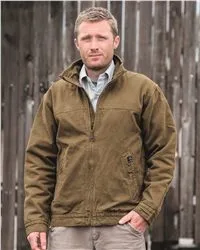 DRI DUCK® Men's Maverick Boulder Cloth™ Jacket w/Blanket Lining view 6