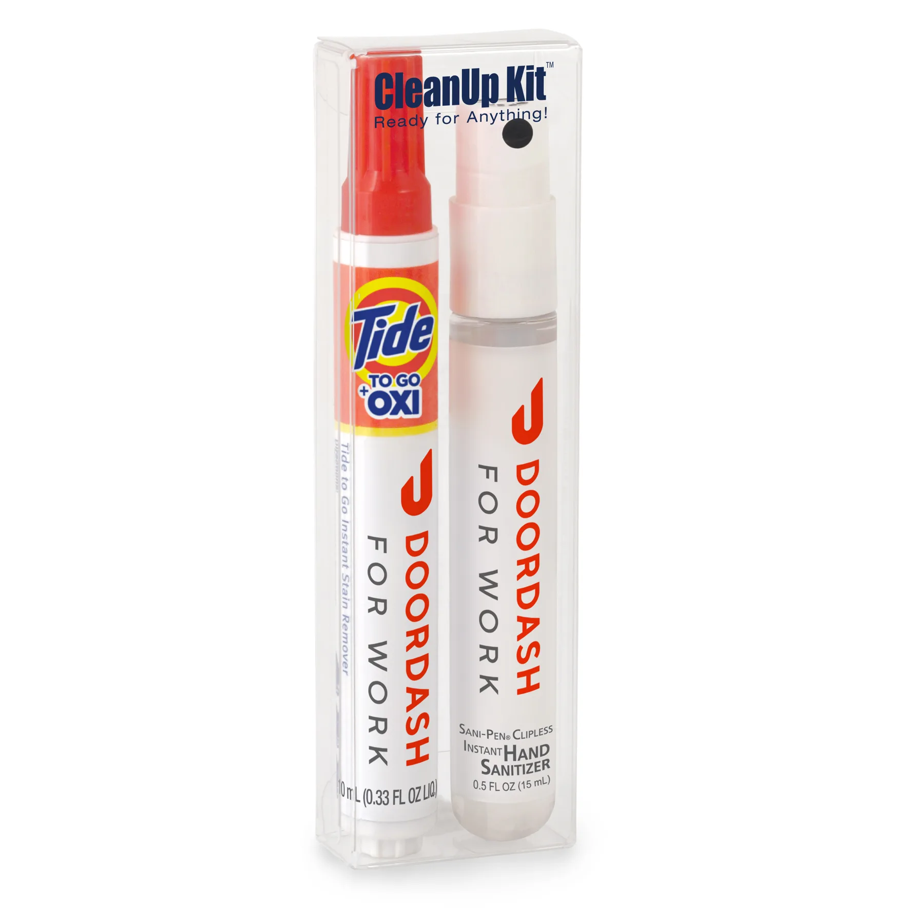 CleanUp Kit - Tide® to Go + Oxi and Sani-Pen® Clipless™ Travel Kit