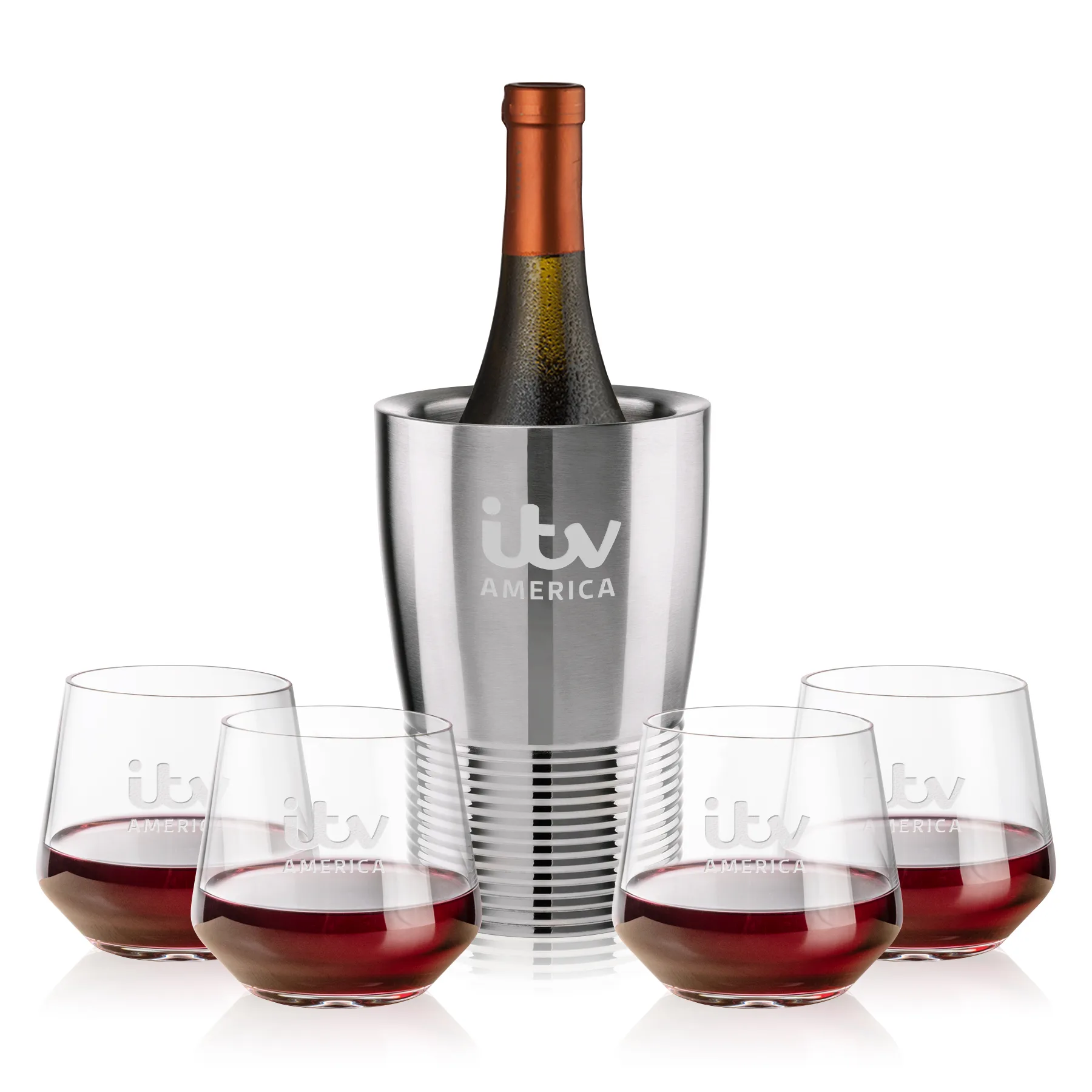 Genoa Cooler Set, Laser Engraving, Set of 5