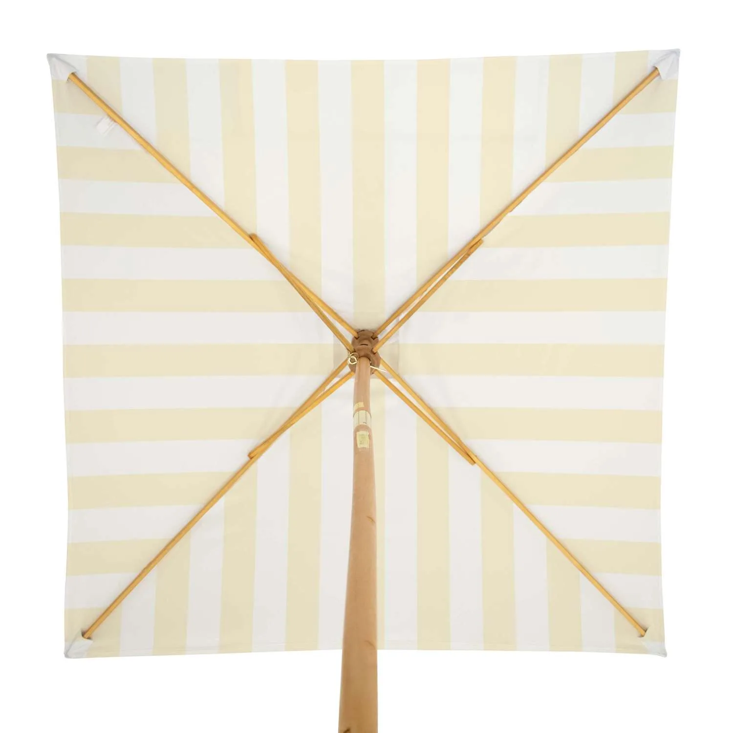 8' Square Wood Market Umbrella Single-Sided Dye Sub Kit view 7