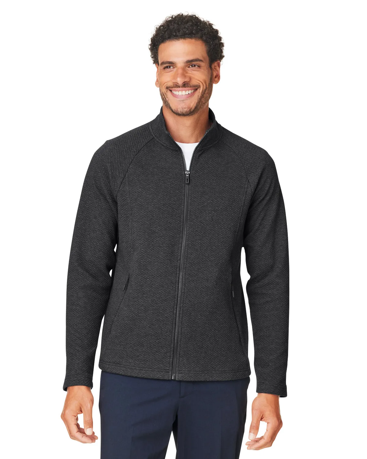 NORTH END® Men's Spirit Textured Full-Zip Jacket