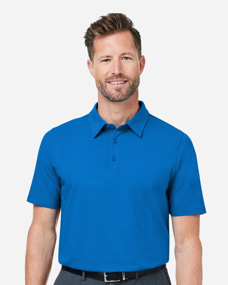 Devon and Jones® Men's Raleigh Stretch Short Sleeve Polo Shirt view 2