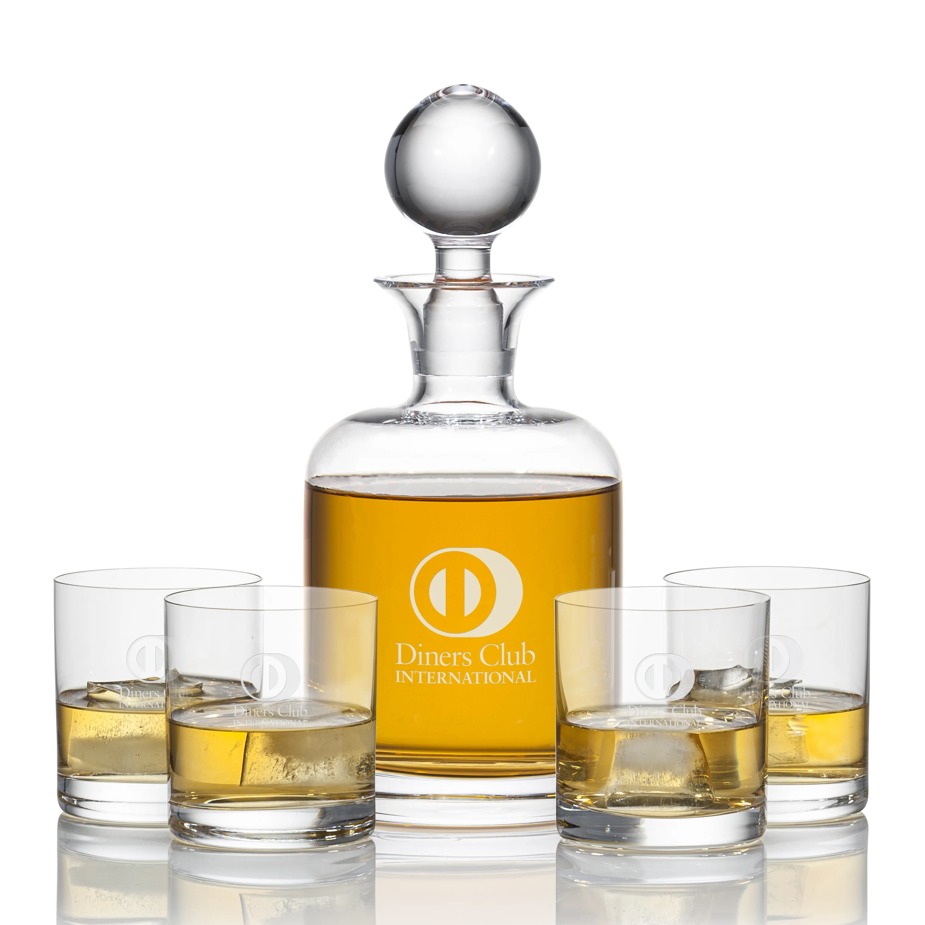 Decanter Set, Decanter & 4 OTR
