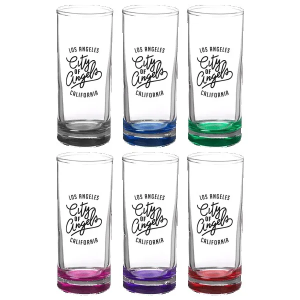 Agave 2.5 oz Lexington Shooter Glass with Color Bottom