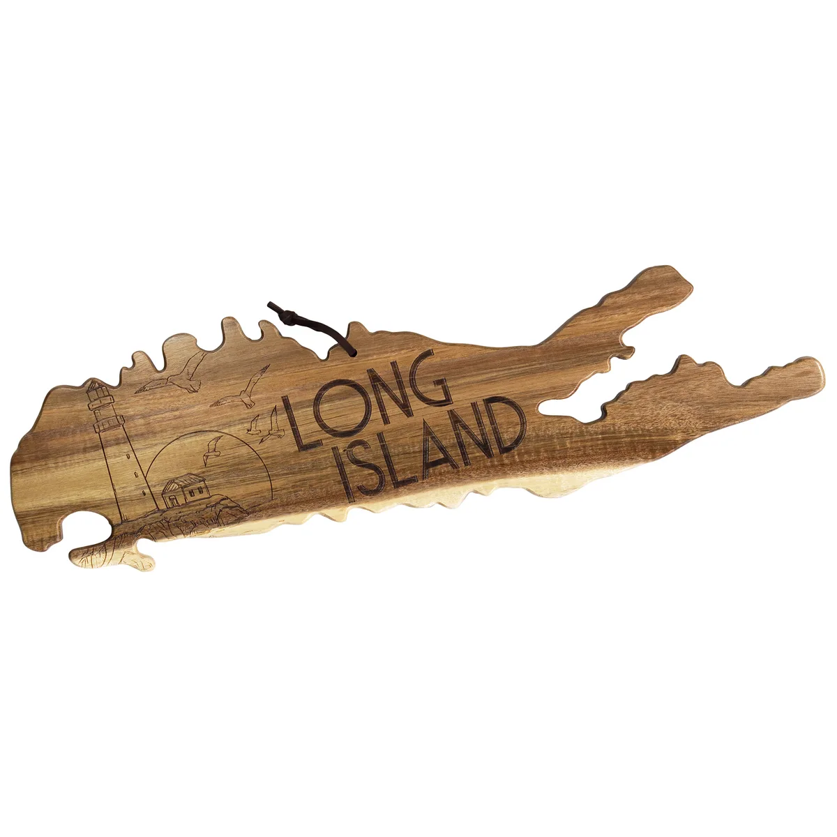 Rock & Branch® Origins Series Long Island State Shaped Wood Serving & Cutting Board