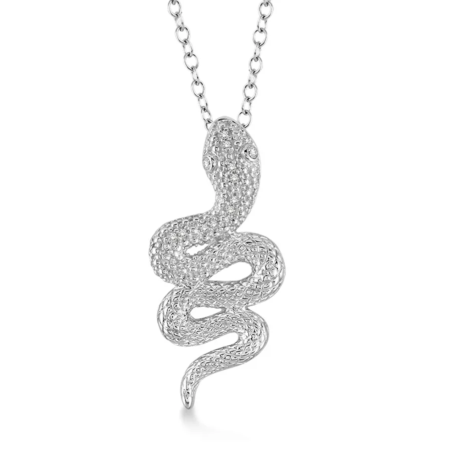 Jilco Inc Diamond Snake Necklace