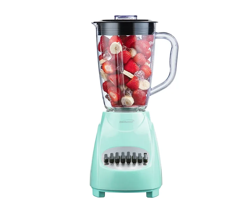 Blue 12-Speed Blender w/Plastic Jar