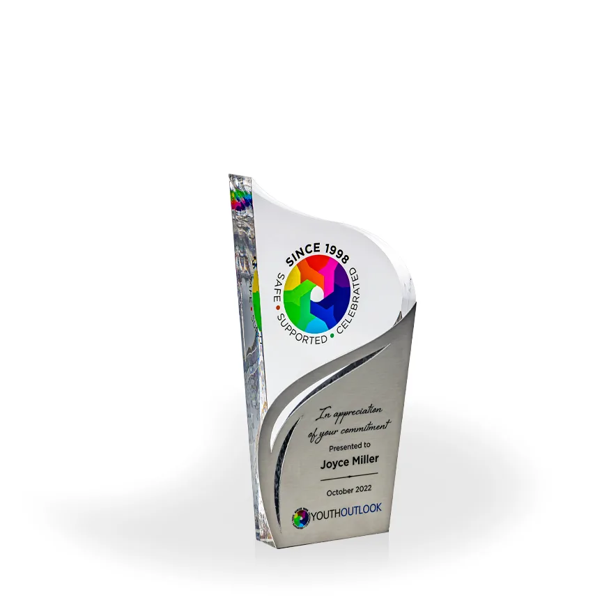 Ardor Acrylic and Stainless Steel Award