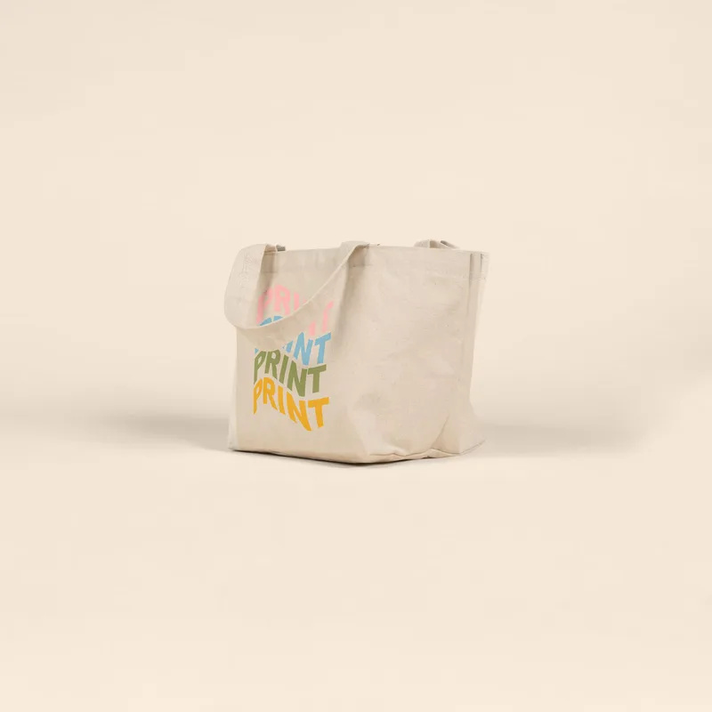 Natural Beige Logo Side