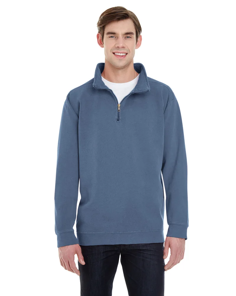Comfort Colors® Unisex Garment-Dyed Quarter-Zip Sweatshirt