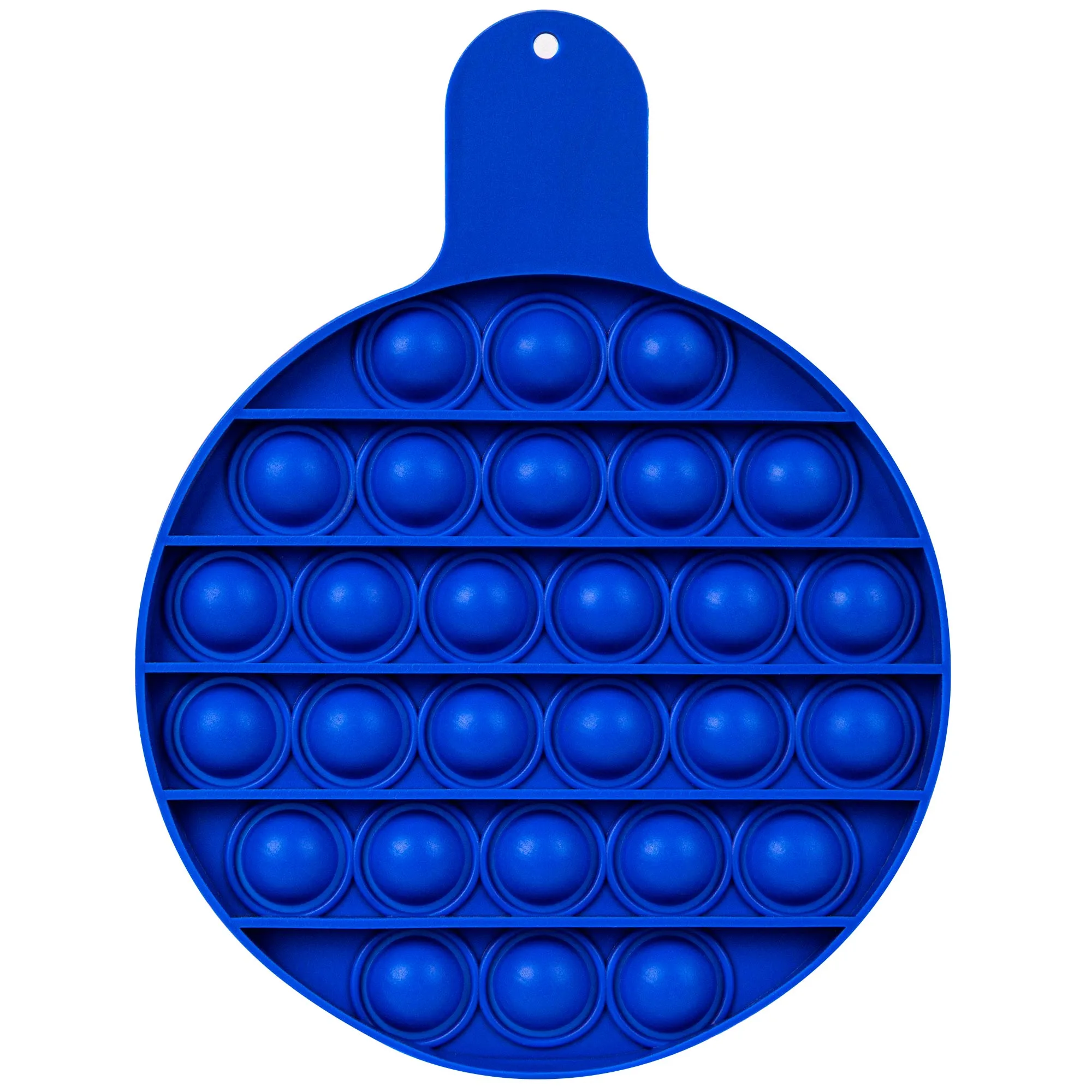 Round Fiddle Popper Silicone Sensory Toy view 2