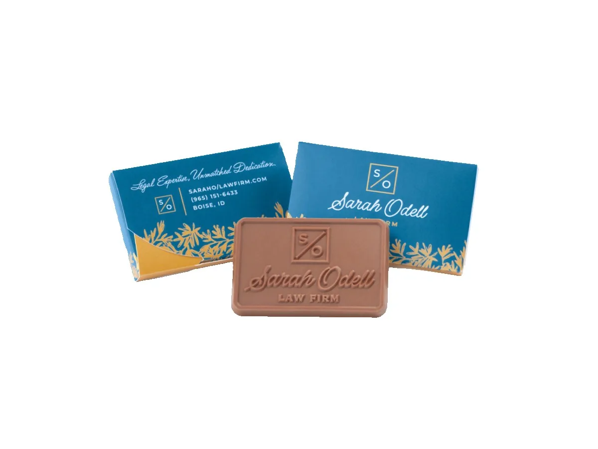 Totally Memorable Chocolate Business Card with Custom Packaging