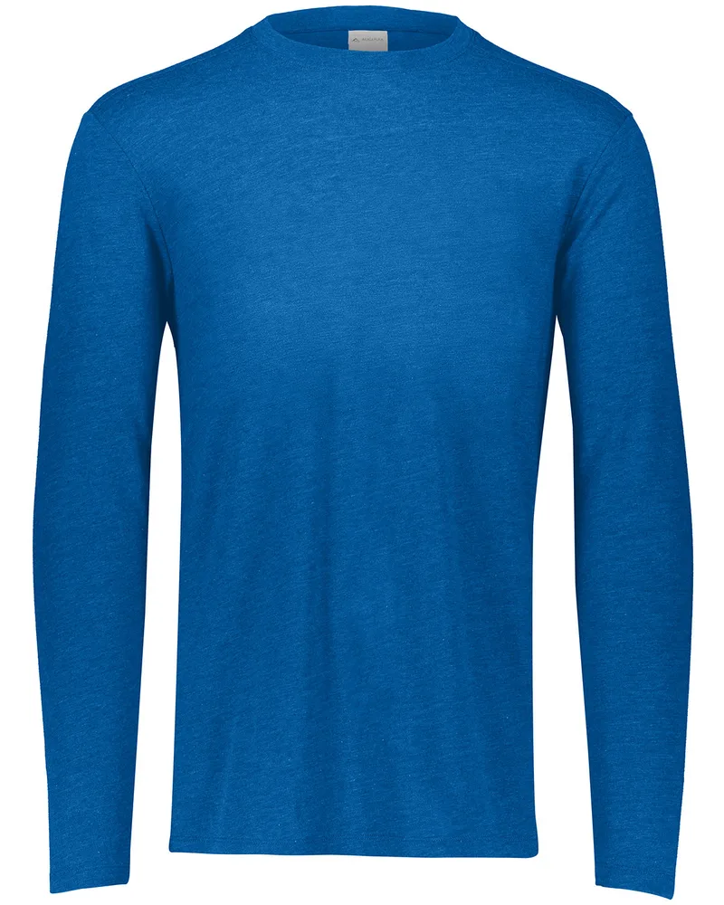 Augusta Adult Tri-Blend Long Sleeve T-Shirt view 7