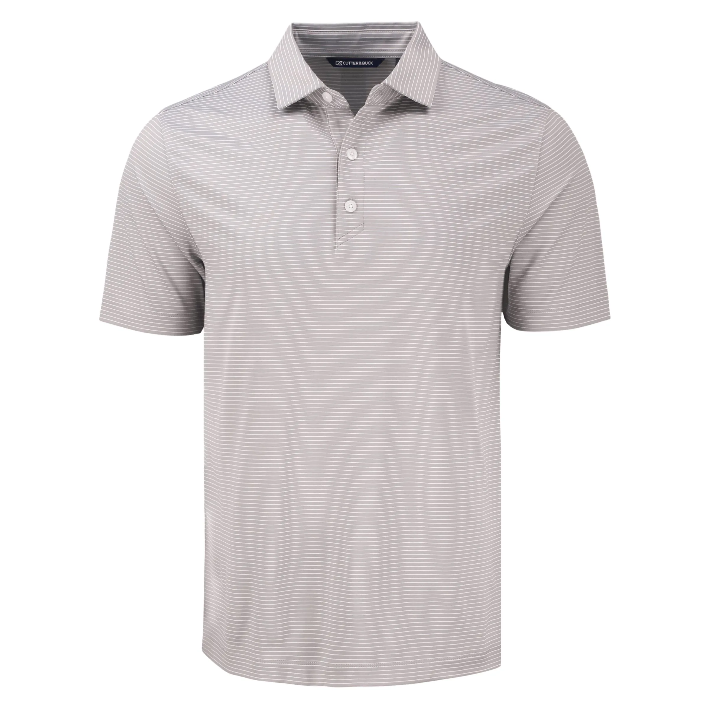 Cutter & Buck Forge Eco Fine Line Stripe Stretch Recycled Mens Polo view 6