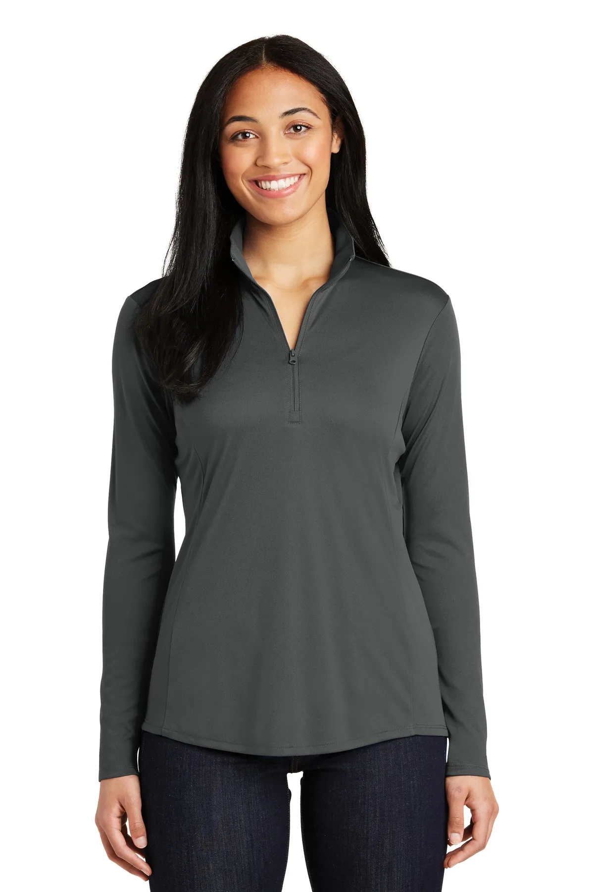 Sport-Tek® Women's PosiCharge® Competitor™ 1/4-Zip Pullover. view 2