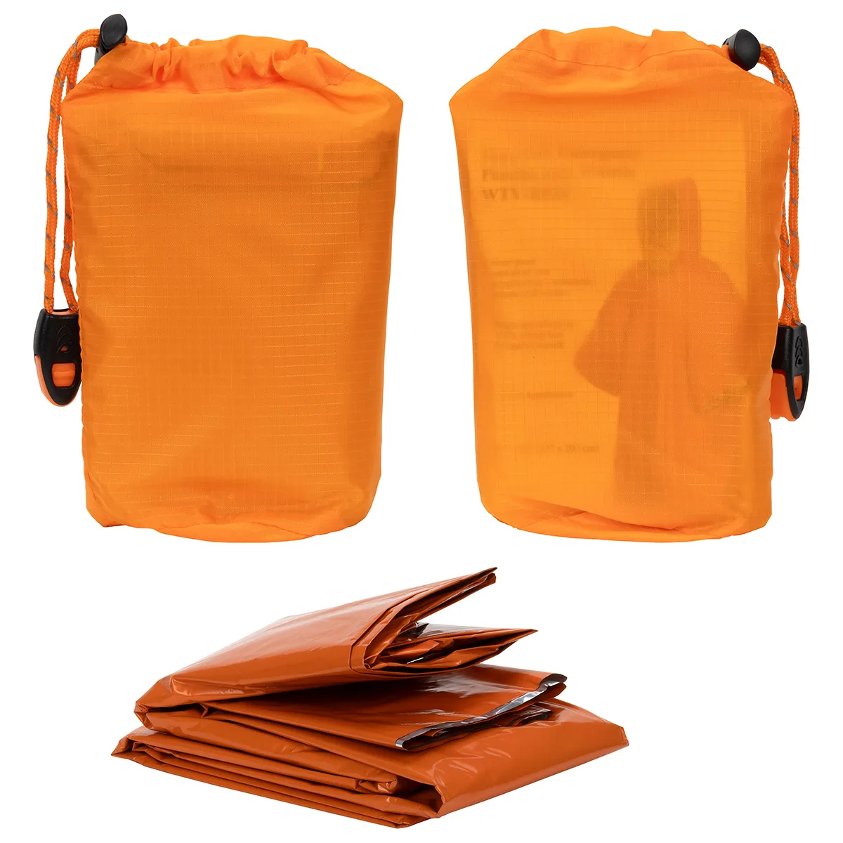 Easy-Pak Emergency Poncho with Whistle view 2