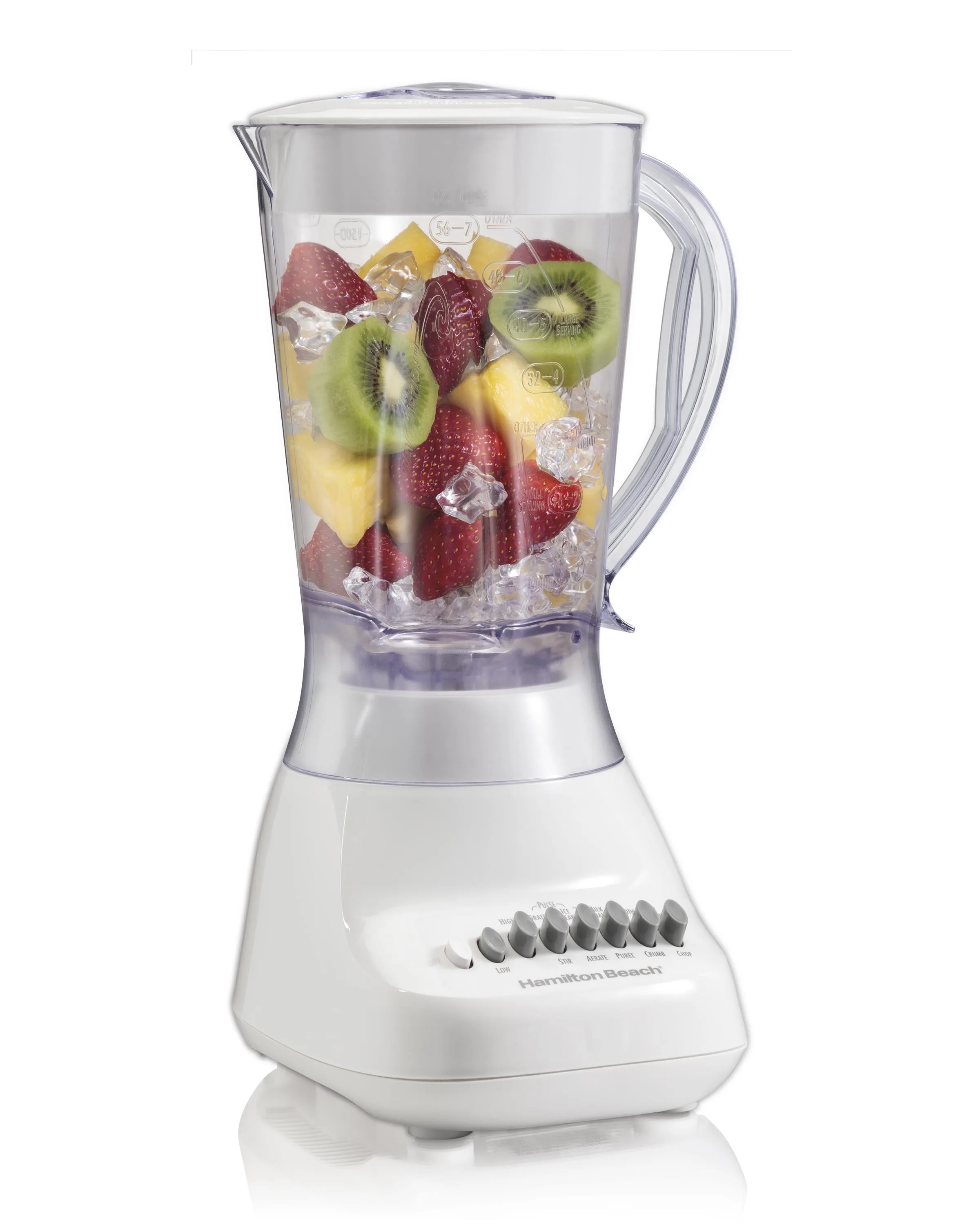 Hamilton Beach Wave Maker 10 Speed Blender, White