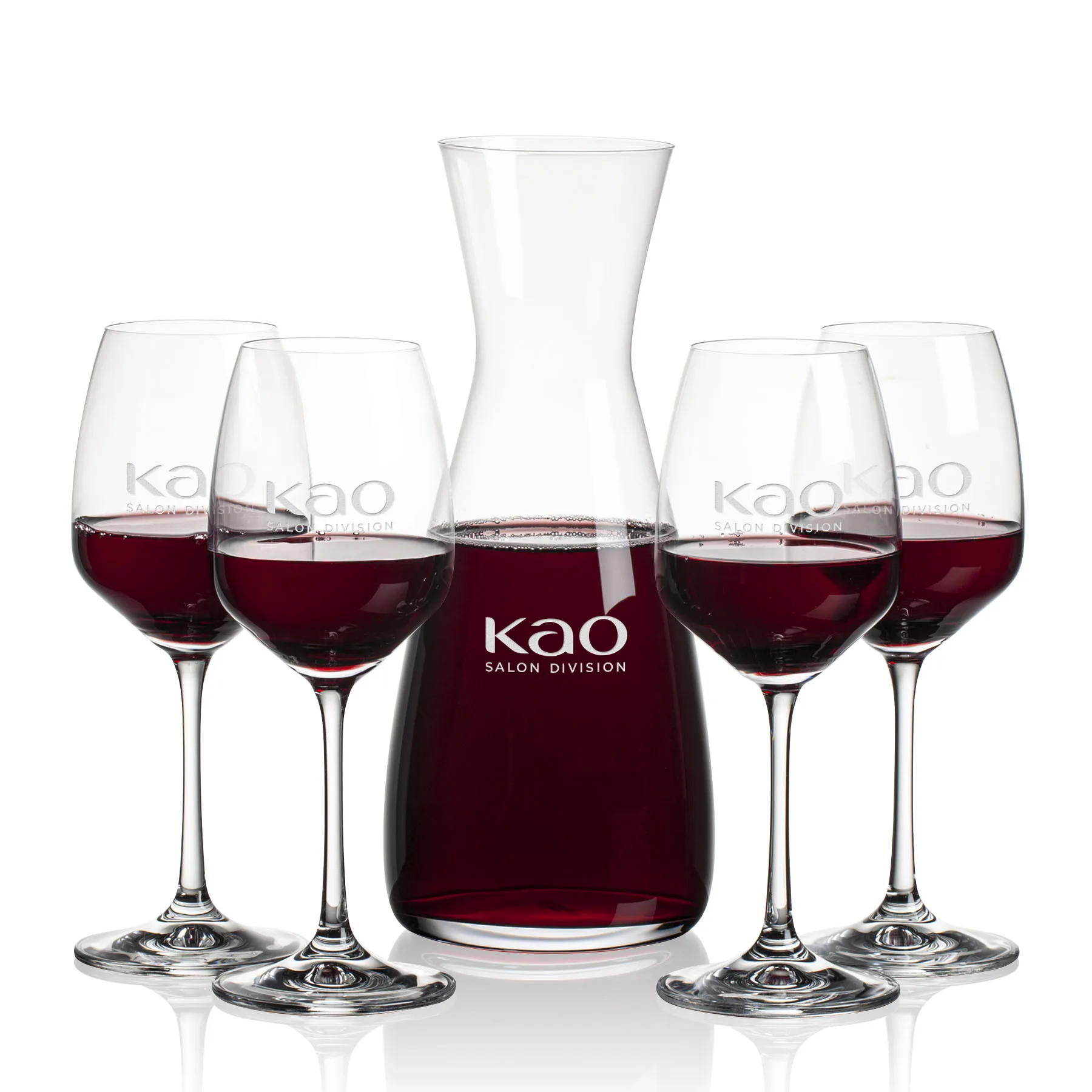 Carafe Stemmed Set, Oldham Set, Carafe & 4 Wine