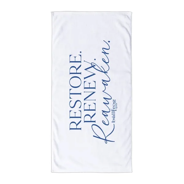 Resort Beach Towel (White) view 4