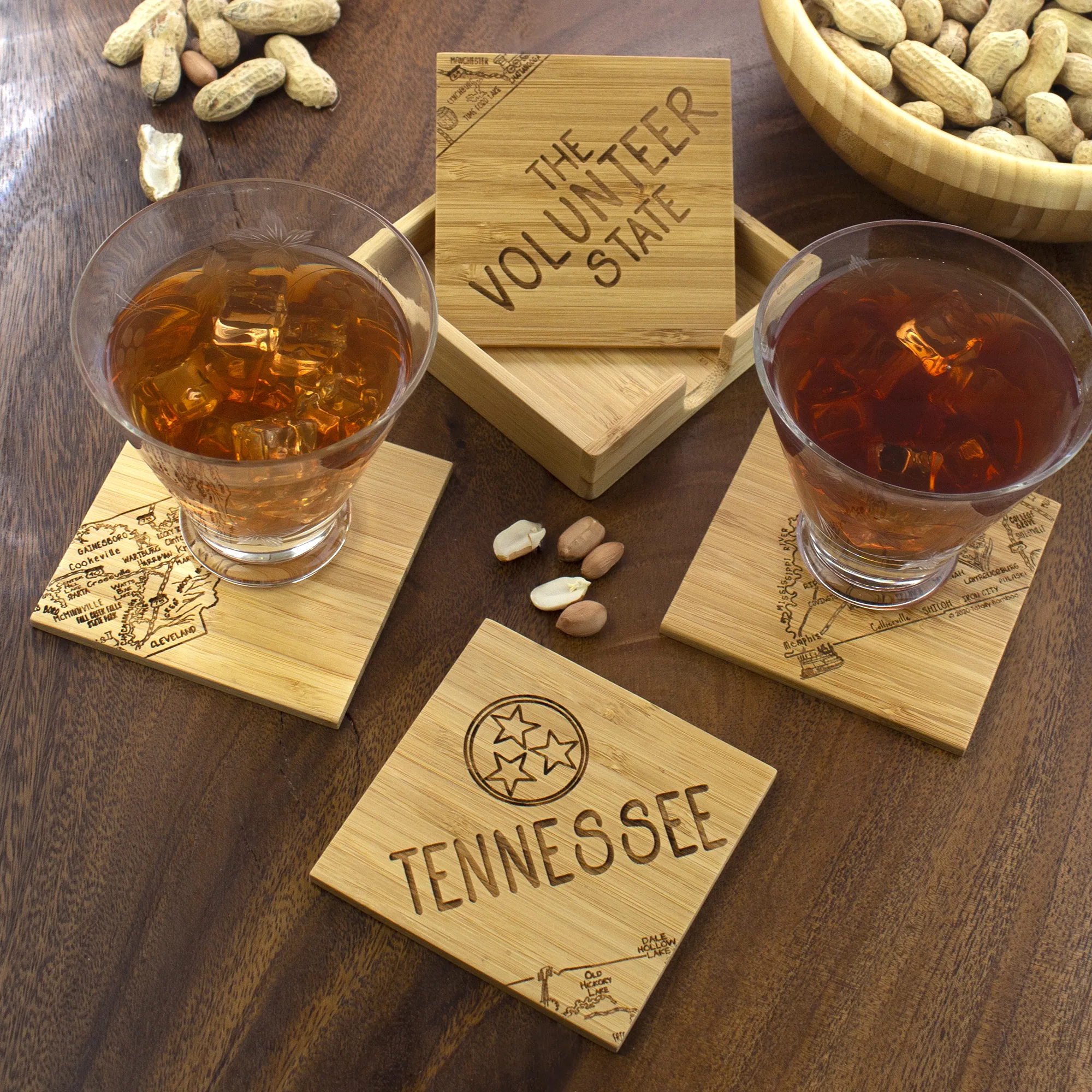 Tennessee Puzzle Coaster Set view 3