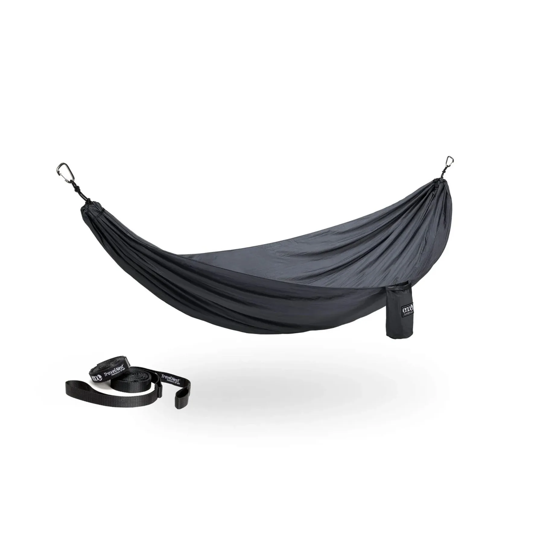 ENO TravelNest Hammock + Straps Combo - Charcoal