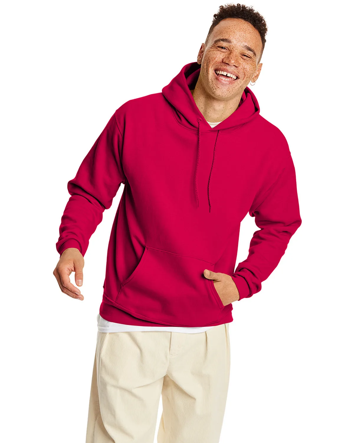 Hanes Printables Unisex Ecosmart® Pullover Hooded Sweatshirt view 3