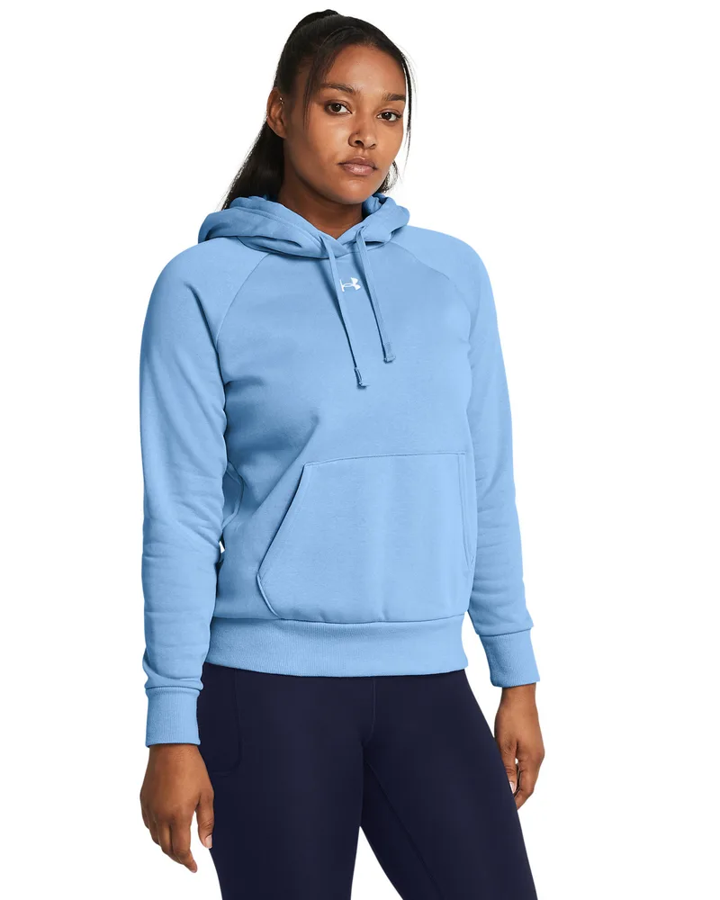 UNDER ARMOUR Ladies' Rival Fleece Hooded Sweatshirt view 2