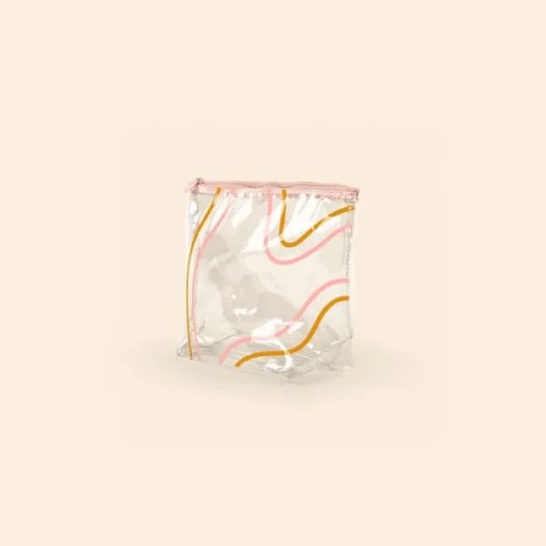 Clear/Gold/Pink Blank Side