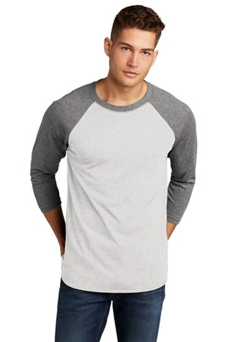 Next Level Apparel® Adult Tri-Blend 3/4-Sleeve Raglan Tee.
