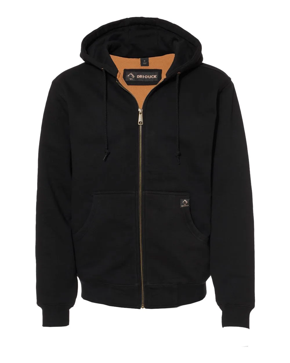 DRI DUCK® Men's Crossfire Heavyweight Power Fleece Hooded Jacket w/Thermal Lining view 2