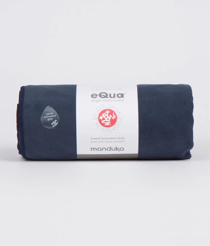Manduka Equa Yoga Towel - Midnight Black