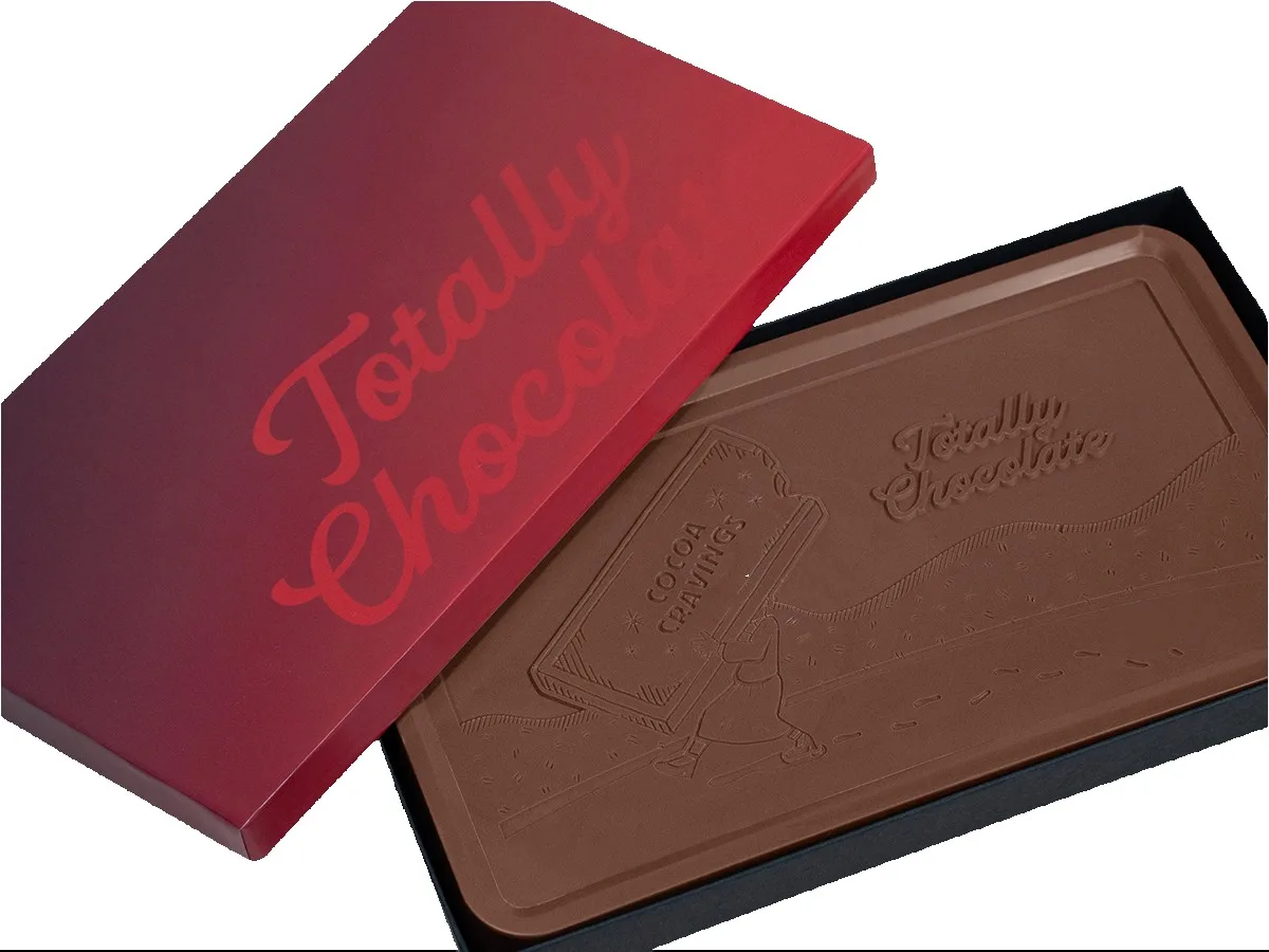 Epic 1lb. Engraved Chocolate Bar with Classic Custom Packaging