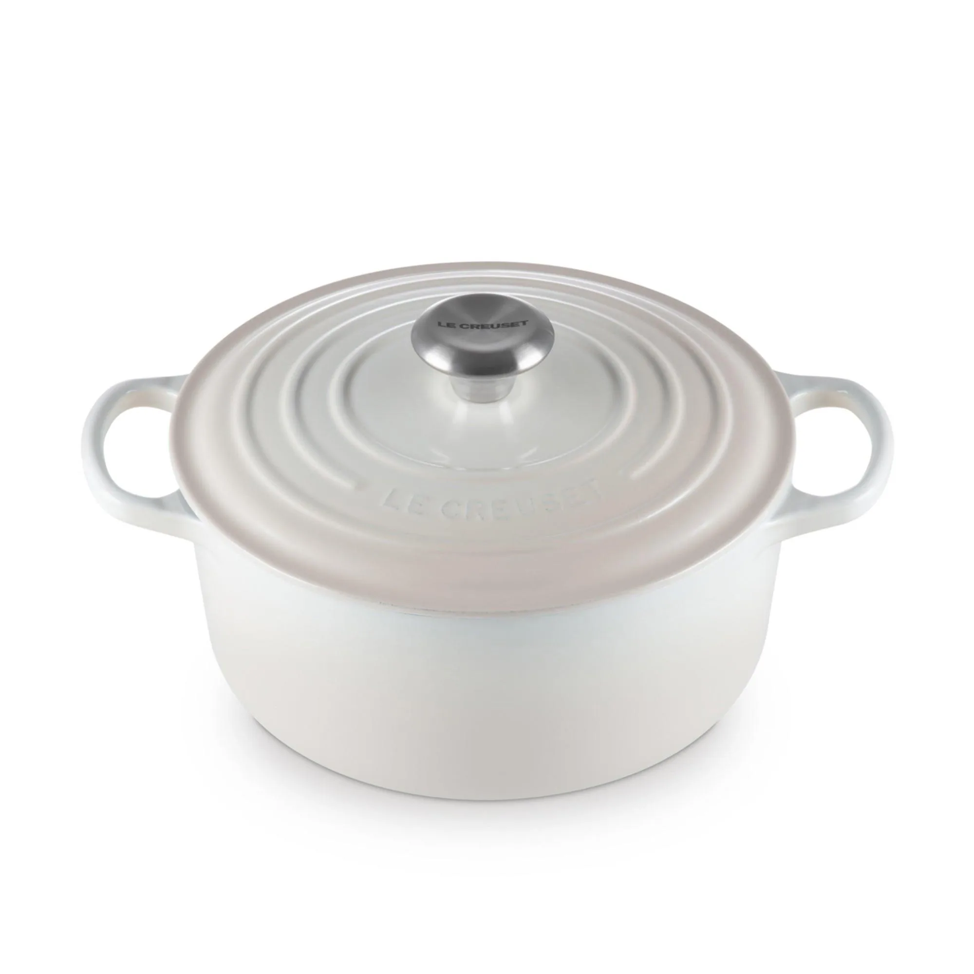 Le Creuset 4.5Qt Signature Cast Iron Round Dutch Oven Meringue