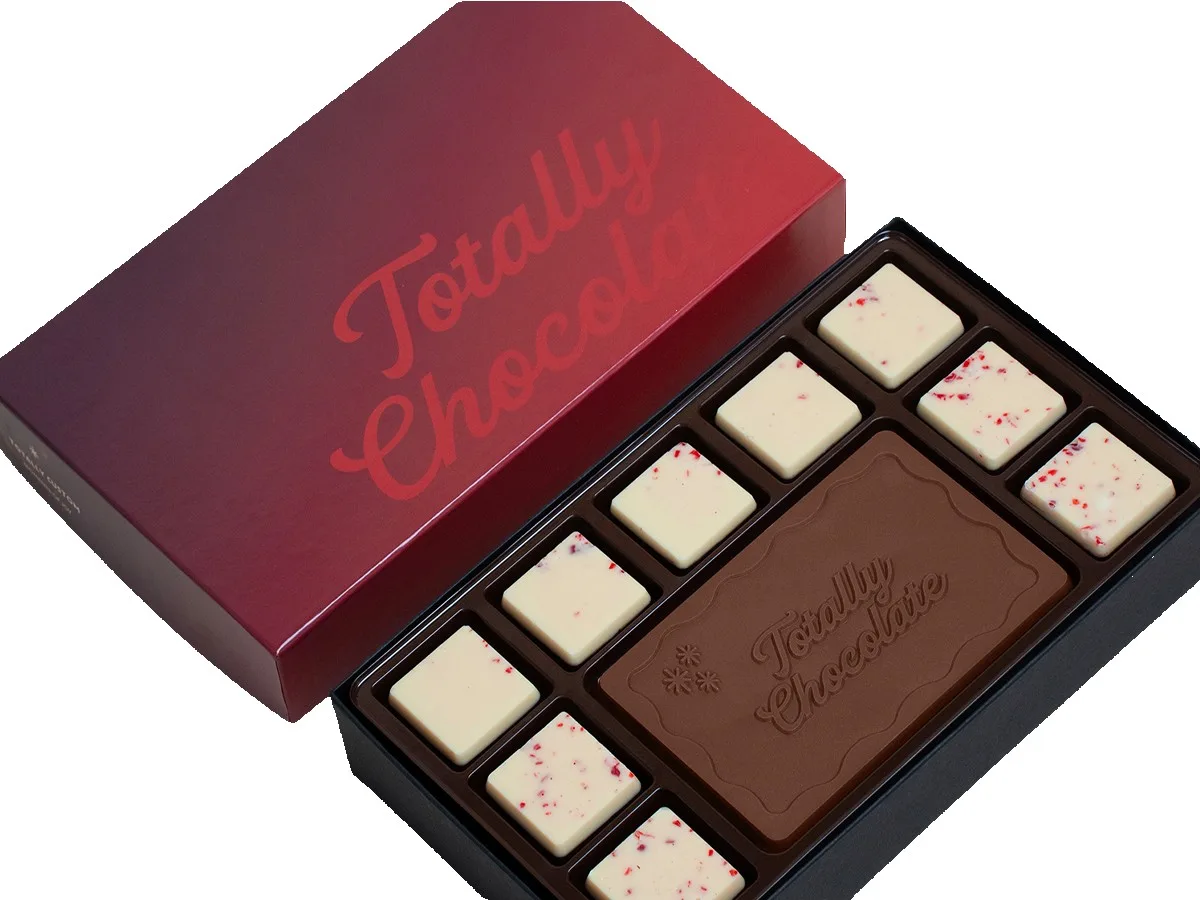 10-Piece Peppermint Bark Ensemble Gift Set with Luxury Custom Packaging