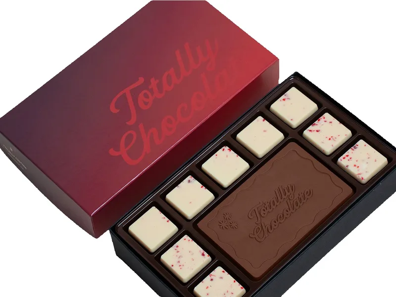 10-Piece Peppermint Bark Ensemble Gift Set with Luxury Custom Packaging