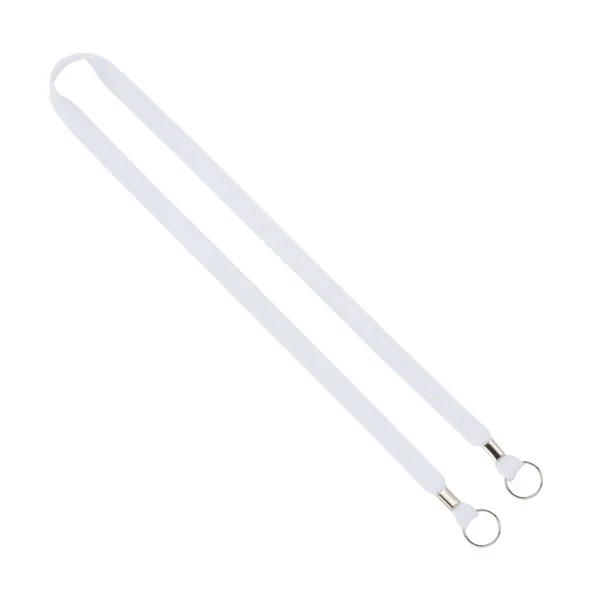 IMPORT Rush 5/8" Dye-Sublimated Lanyard with Dual Silver Crimps & Dual Silver Metal Split-Rings view 2