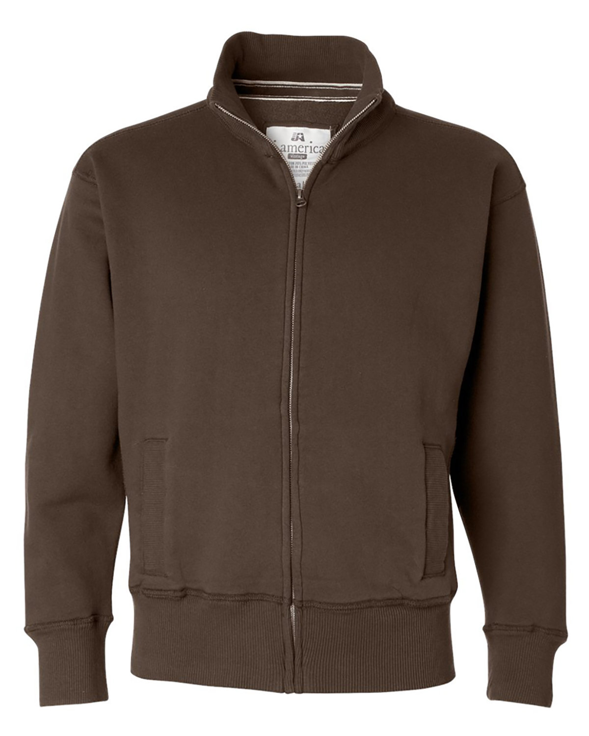 J AMERICA Unisex Vintage Solid Fleece Jacket