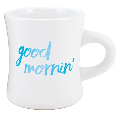 10 Oz. White Vitrified Diner Mug