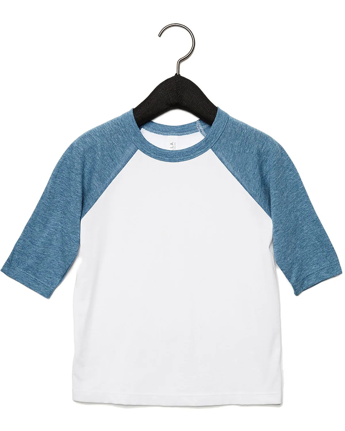 BELLA+CANVAS Toddler Three-Quarter Sleeve Baseball T-Shirt view 2