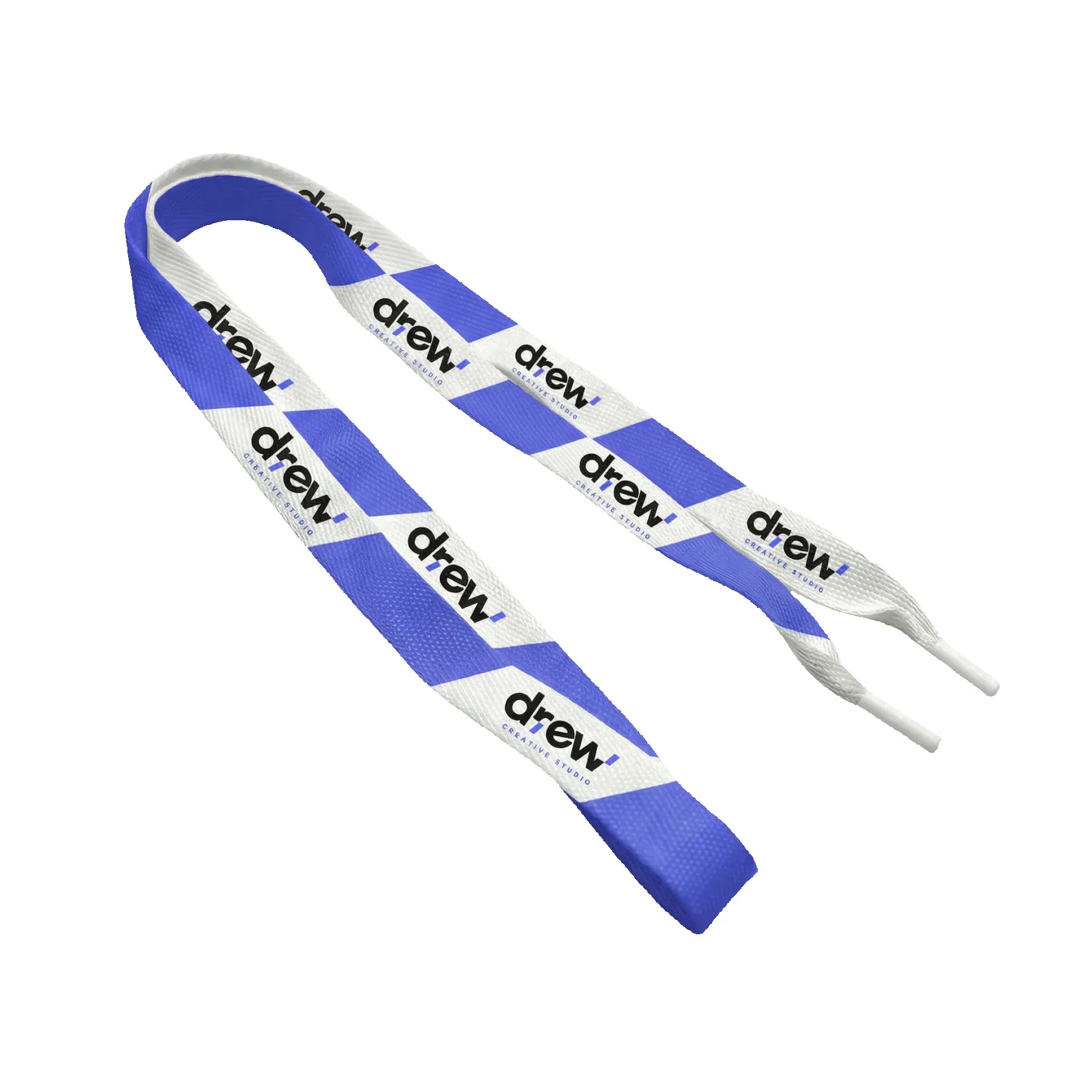 Recycled Polyester Dye Sublimated ½"x60" Shoelaces Pair (Domestically Produced)