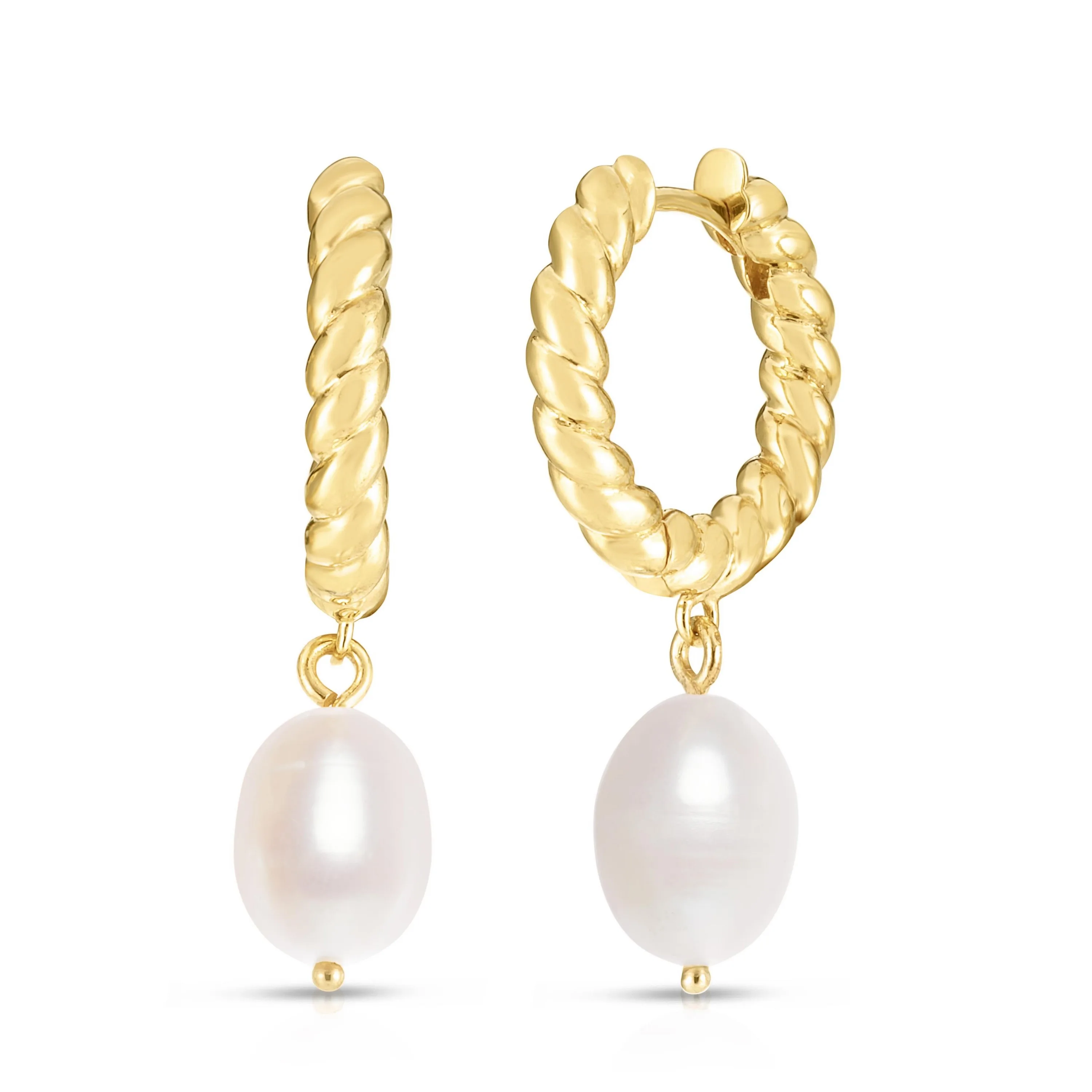 Jilco Inc Pearl Drop Earrings - 10x8mm