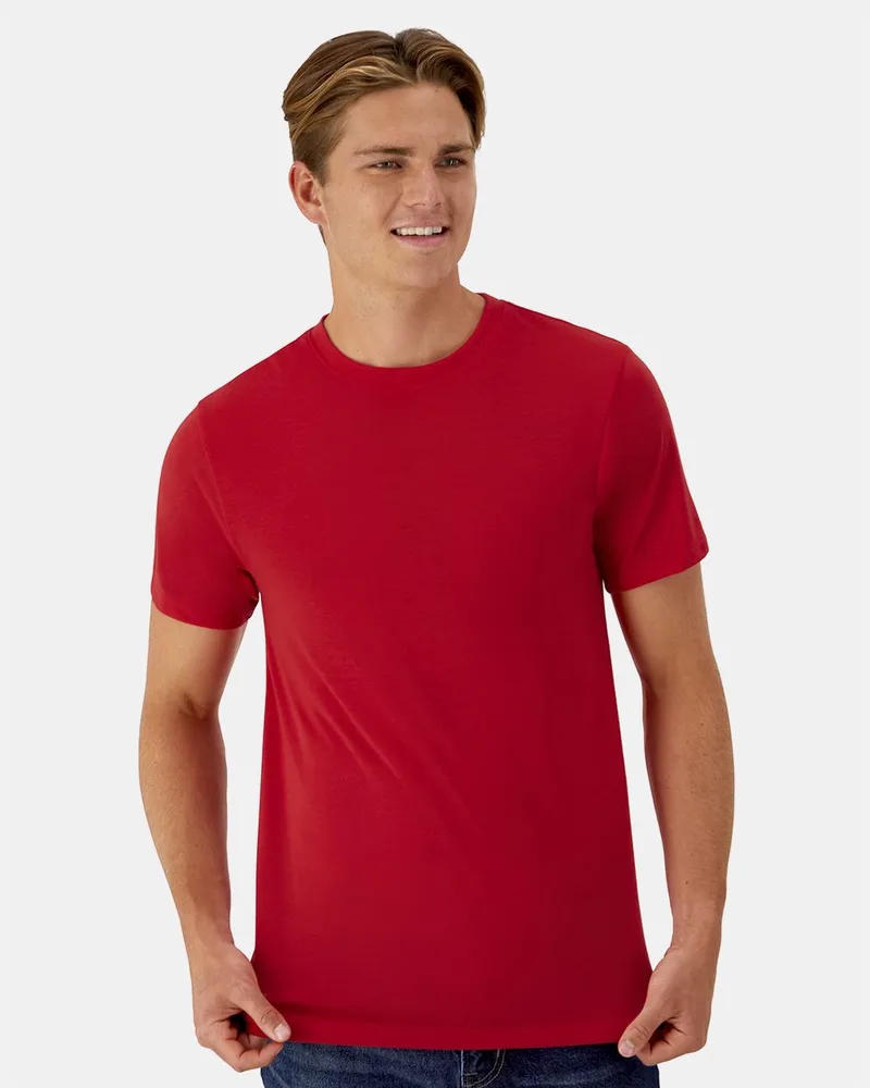Hanes® Unisex Cool DRI® Cotton Touch T-Shirt view 2