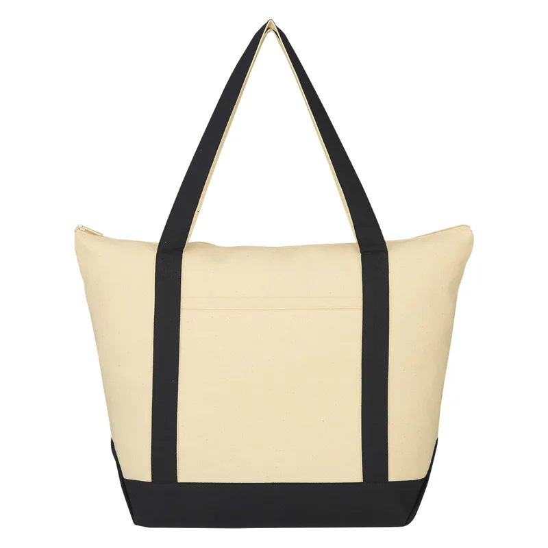 Folksy 12 Oz. Cotton Tote Bag view 2