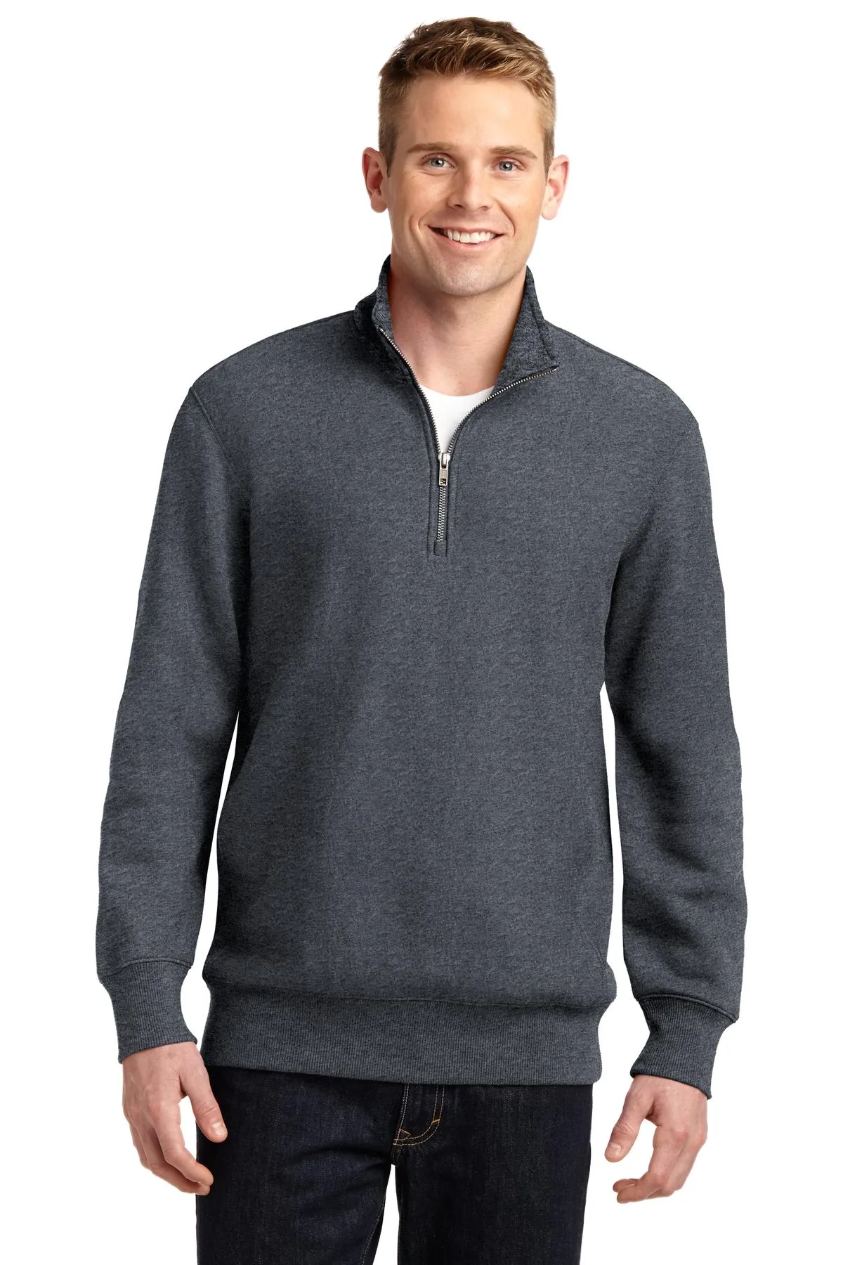 Sport-Tek® Super Heavyweight 1/4-Zip Pullover Sweatshirt. view 3