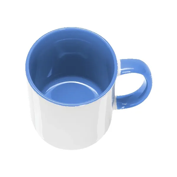 Barcelona 11oz Two Tone Mugs-Inner Handle color view 2