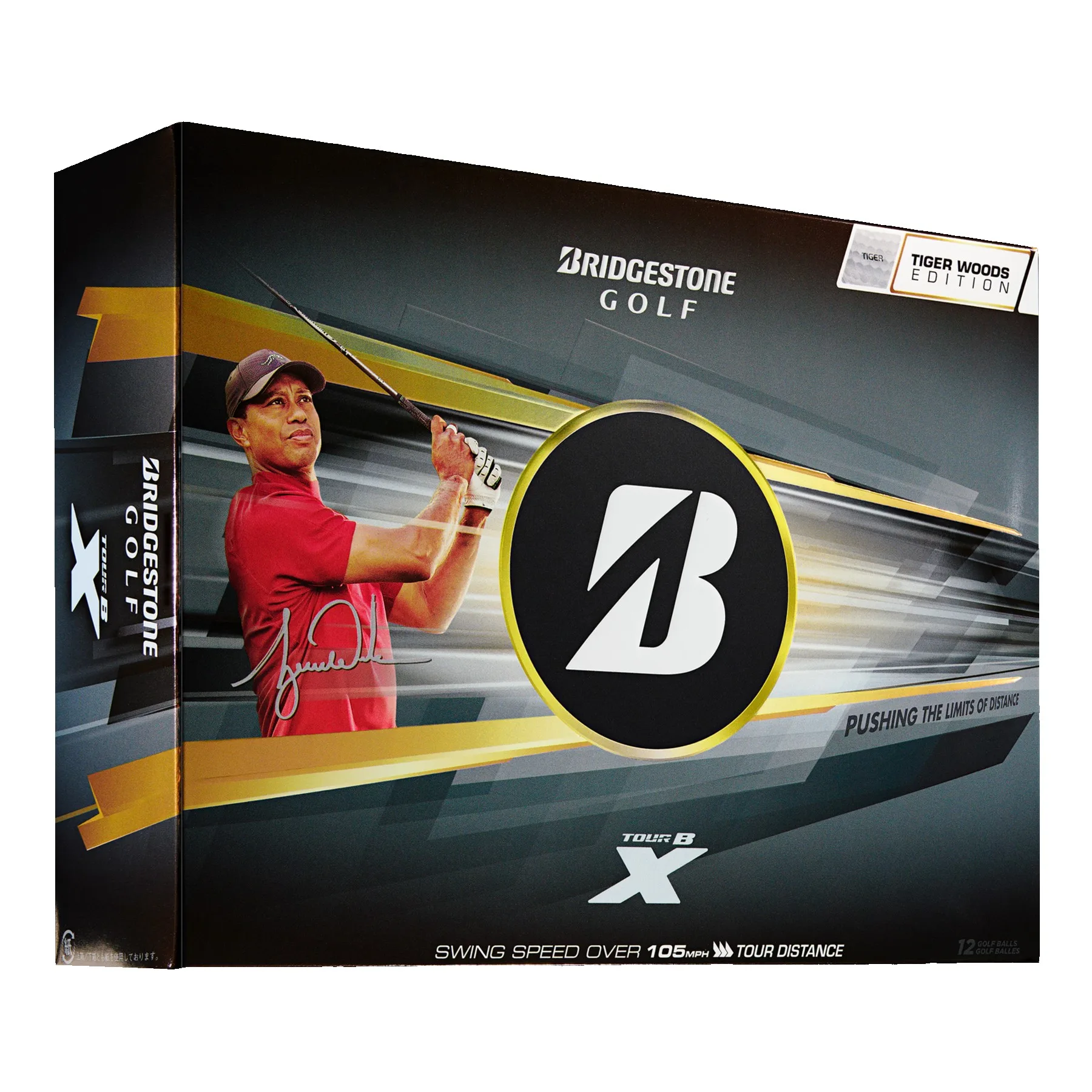 Bridgestone TOUR B X Tiger Woods Edition Golf Balls - White
