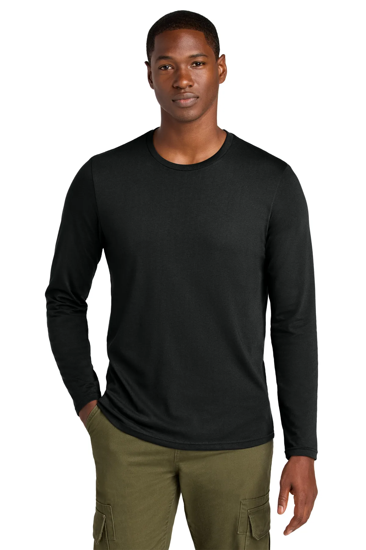 District® Perfect Weight® CVC Long Sleeve Tee