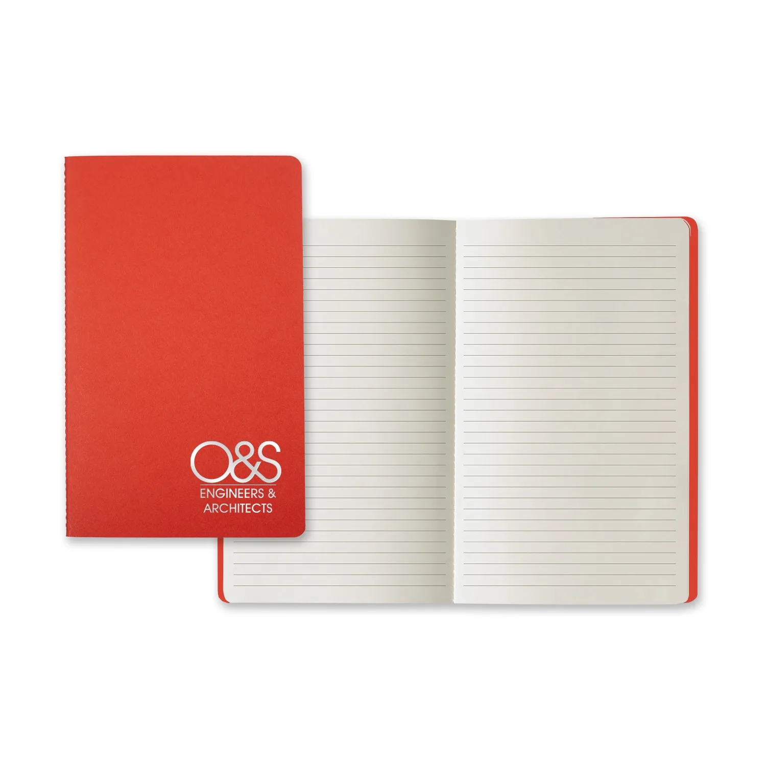 Castelli Prisma Medio Saddle Stitched Lined Ivory Page Journal view 5
