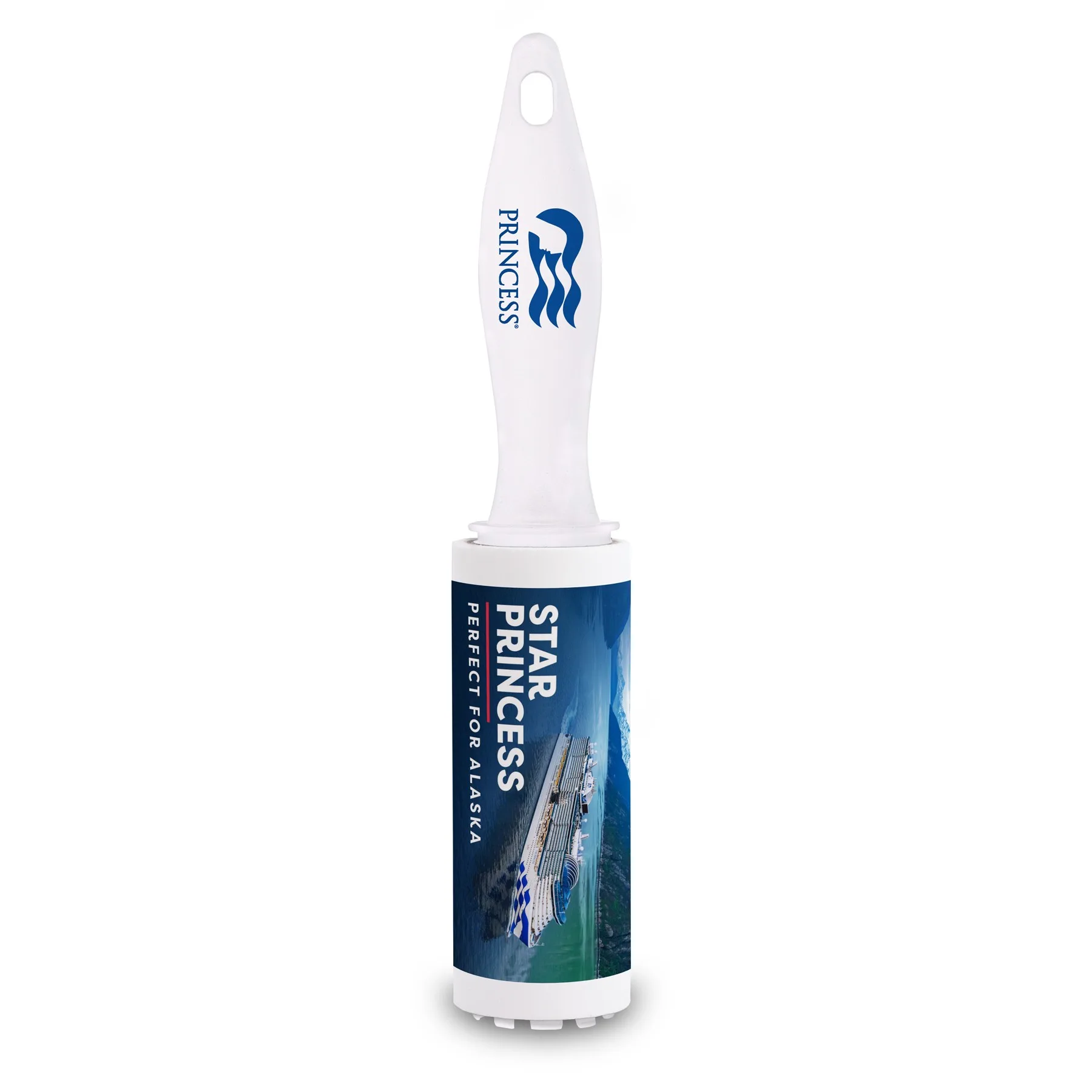 Lint Roller with Label Imprint, & Direct Imprint on Handle