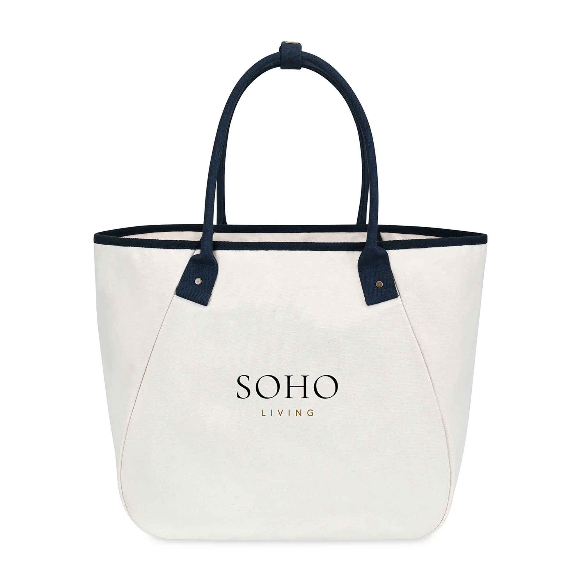 Market Street Tapered Carryall Tote - Navy
